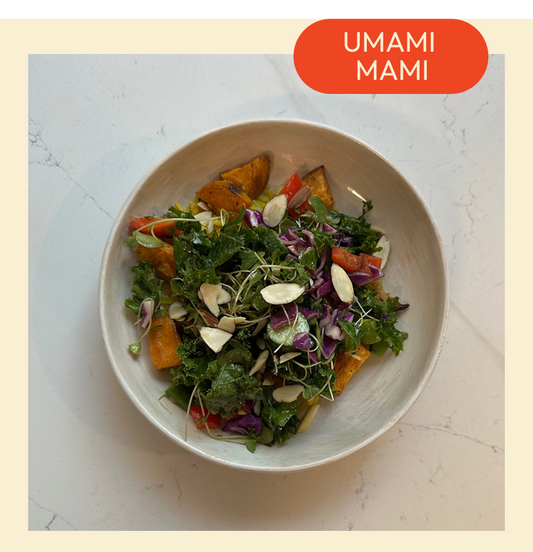 Buddha Bowl with Peanut Dressing