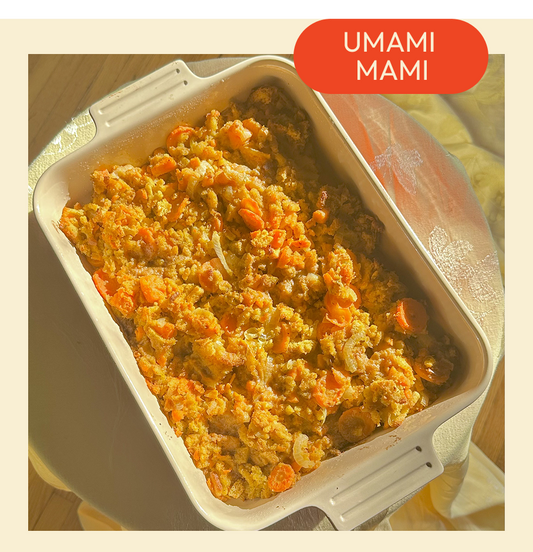 Sweet Potato & Sourdough Stuffing